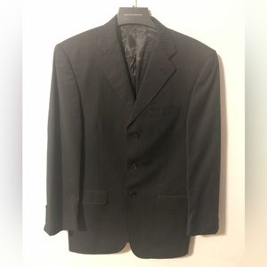 Murano Collezione - Black Pin Striped Suit